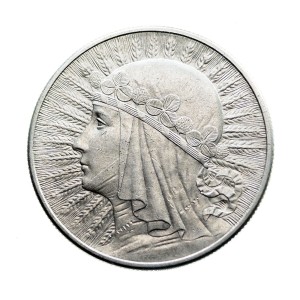 M04046 10 Złotych 1932 rok Polska Głowa kobiety