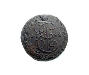 M04053 5 Kopiejek 1788 rok Rosja (Miedź) Katarzyna II
