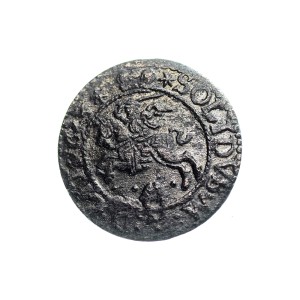 M04080 Szeląg 1623 rok Polska (Wilno) Zygmunt III Waza (Pogoń)