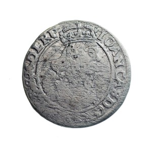 M04093 Szóstak (6 gr.) 1666 rok (AT) Polska Jan Kazimierz