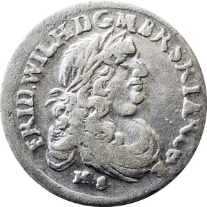 M05003 Szóstak (6 groszy) 1681 rok Prusy Fryderyk Wilhelm