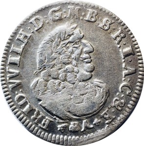 M05004 Szóstak 1685 rok Królewiec (Prusy) Fryderyk Wilhelm