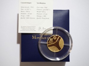 P0664 50 Euro 2011 rok Francja (Zamek w Wersalu) (rzadka)