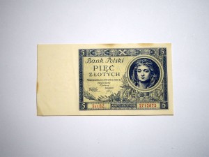 B1430 5 Złotych 1930 rok Polska, seria DZ