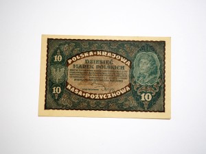 B1437 10 Marek Polskich 1919 rok Polska, II Seria CJ