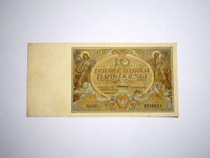 B1450 10 Złotych 1929 rok Polska, seria EF