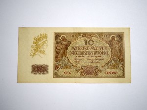 B1451 10 Złotych 1940 rok Polska, seria L