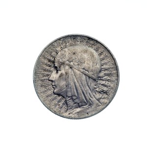 M00211 5 Złotych 1934 rok Polska Głowa Kobiety