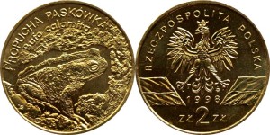 SN0221 2 złote 1998 Ropucha Paskówka