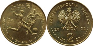 SN0254 2 złote 2002 Piłka Nożna Korea Japonia