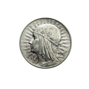M01224 5 Złotych 1934 rok Polska Głowa Kobiety