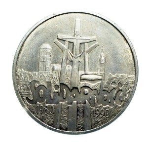 M01722 100000 Złotych 1990 rok Polska Solidarność A