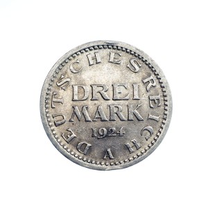M00673 3 Marki 1924 rok (A) Niemcy