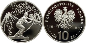 SN0104 10 złotych 1998 Igrzyska Nagano