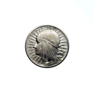 M01927 2 Złote 1933 rok Polska Głowa kobiety