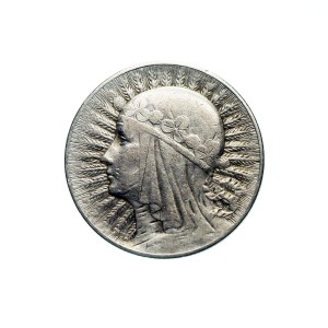 M01930 5 Złotych 1934 rok Polska Głowa Kobiety