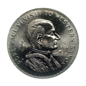 M01964 1 Tala 1970 rok Samoa i Sisifo Papież Paweł VI
