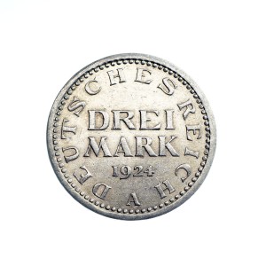 M00671 3 Marki 1924 rok (A) Niemcy
