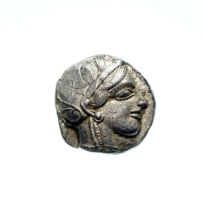 P0108 Tetradrachma, Grecja, Attyka, 479-373 rok, Sowa, (śliczna)