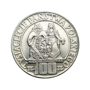 M01986 100 Złotych 1966 rok Polska Mieszko i Dąbrówka