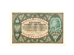 B0665 10 Marek Polskich 1919 rok II Seria CU