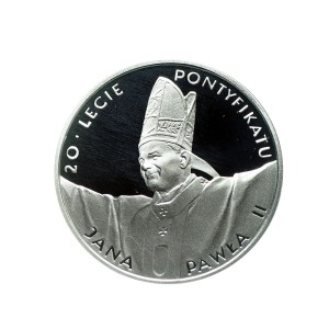 M02012 10 Złotych 1998 rok Polska 20 Lecie Pontyfikatu