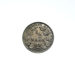 M02065 1/2 Marki 1906 rok (E) Niemcy