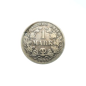 M02079 1 Marka 1881 rok (J) Niemcy