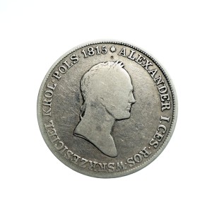 P0114 5 Złotych 1833 (KG) Królestwo Polskie Aleksander I