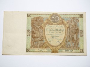 B0717 50 Złotych 1929 rok Polska seria EE