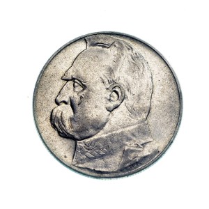 M00766 10 Złotych 1937 rok Polska Piłsudski