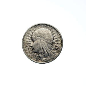 M01908 2 Złote 1932 rok Polska Głowa kobiety