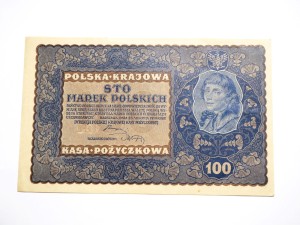 B0793 100 Marek Polskich 1919 rok IF seria P