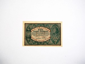 B0827 1/2 Marki Polskiej 1920 rok