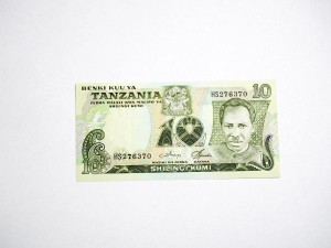 B0961 10 Szylingów 1978 rok Tanzania