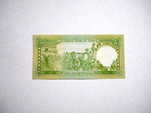 B1003 5 Funtów 1991 rok Syria