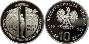 SN0092 10 złotych 1995 Ateny Atlanta