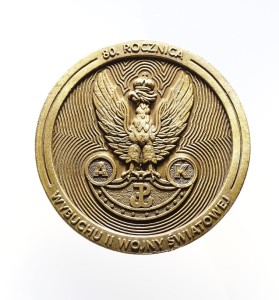 M02347 Medal 80 Rocznica Wybuchu II Wojny Światowej