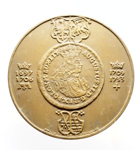 M02350 Medal August II Mocny PTAiN seria królewska