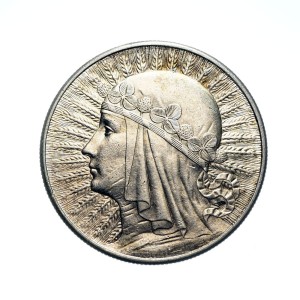 M02437 10 Złotych 1932 rok (b.z.) Polska Głowa kobiety