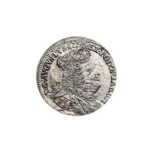 M02438 Szóstak 1756 rok Lipsk August III Sas R2