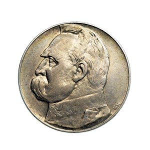 M02452 10 Złotych 1934 rok Polska Piłsudski strzelecki