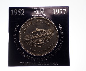 M02630 25 Pensów 1977 rok Tristan da Cunha