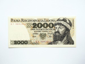 B1069 2000 Złotych 1979 rok Polska Mieszko seria BF