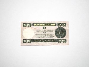 B1082 Bon Towarowy 10 Centów 1979 rok Pewex