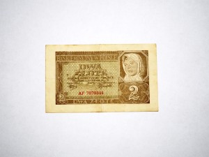 B1089 2 Złote 1941 rok seria AF