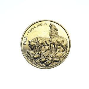 M02753 2 Złote 1999 rok Polska Wilk