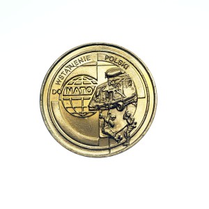 M02754 2 Złote 1999 rok Polska Wstąpienie Polski do NATO