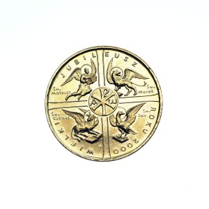 M02761 2 Złote 2000 rok Polska Wielki Jubileusz