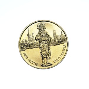 M02764 2 Złote 2000 rok Polska 1000 Lat Wrocławia